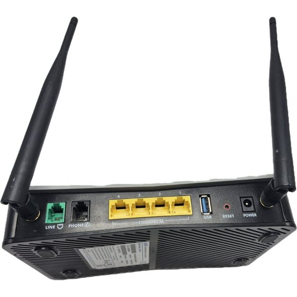 Qwest Century Link Approved Zyxel Q1000Z Wireless Modem Router Dual Antennas - Picture 2 of 10
